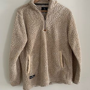 Tan cozy Simply Southern Pull Over
